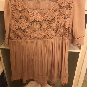 Dusty rose top